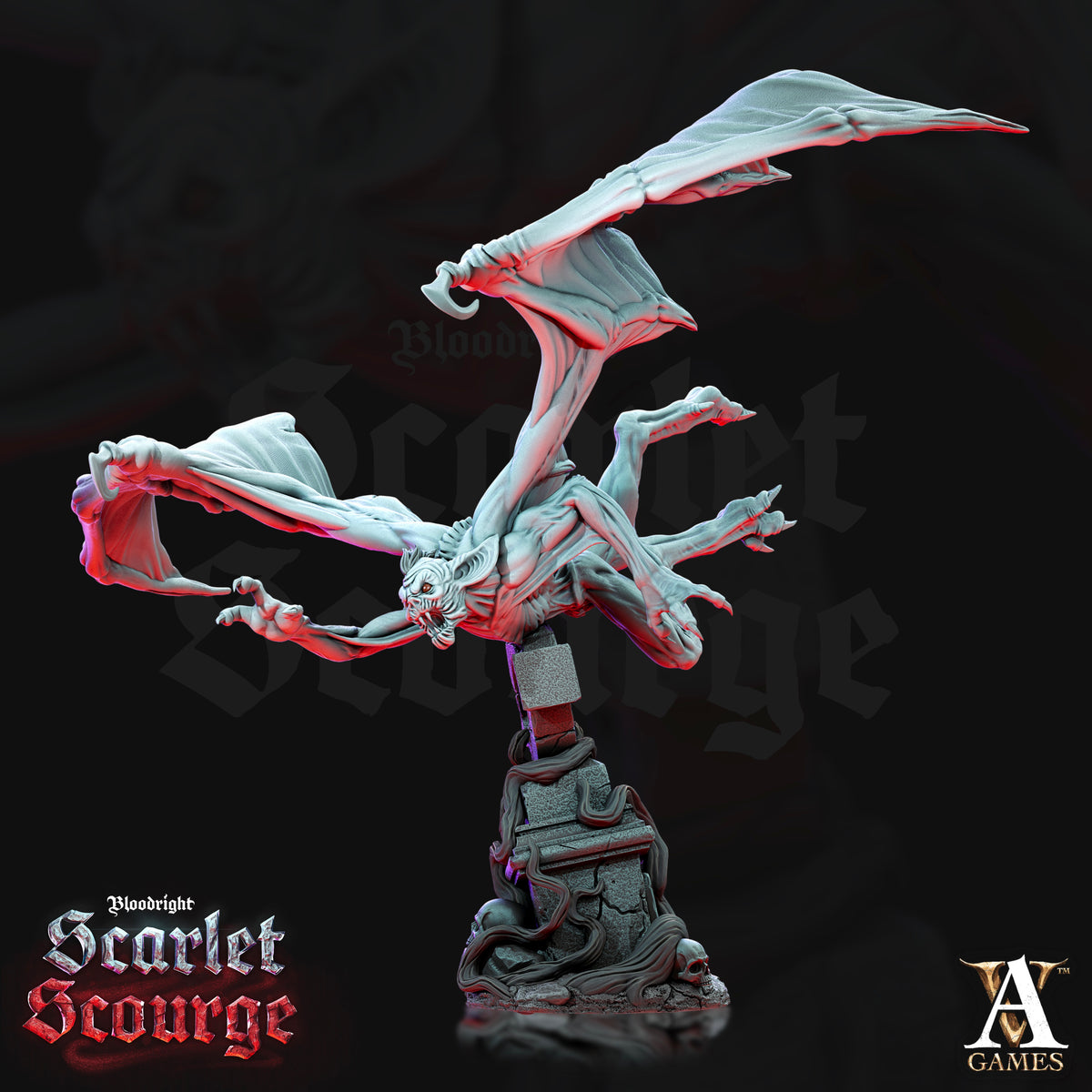 Sanguinite Ghoul TTRPG Miniature Archvillain Games Vampires