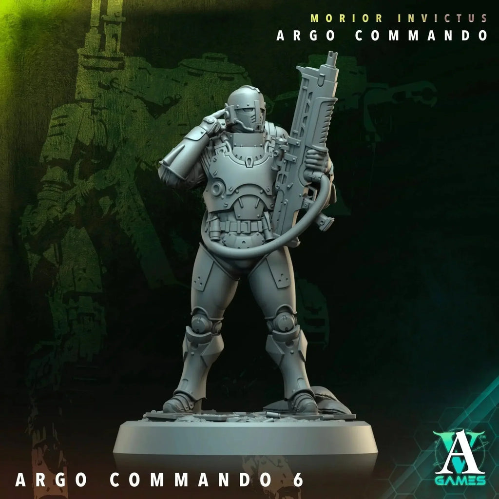 ARGO Commando Terran Alliance TTRPG Miniature Archvillain Games Sci-Fi