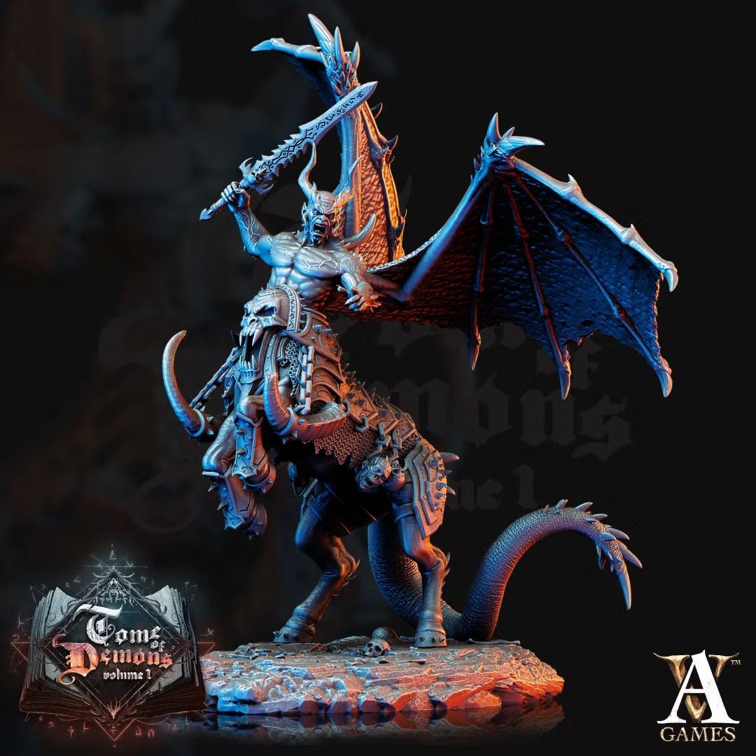 Decataur Demon TTRPG Miniature Archvillain Games Demons