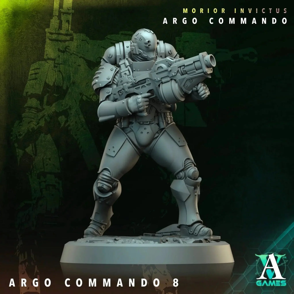 ARGO Commando Terran Alliance TTRPG Miniature Archvillain Games Sci-Fi