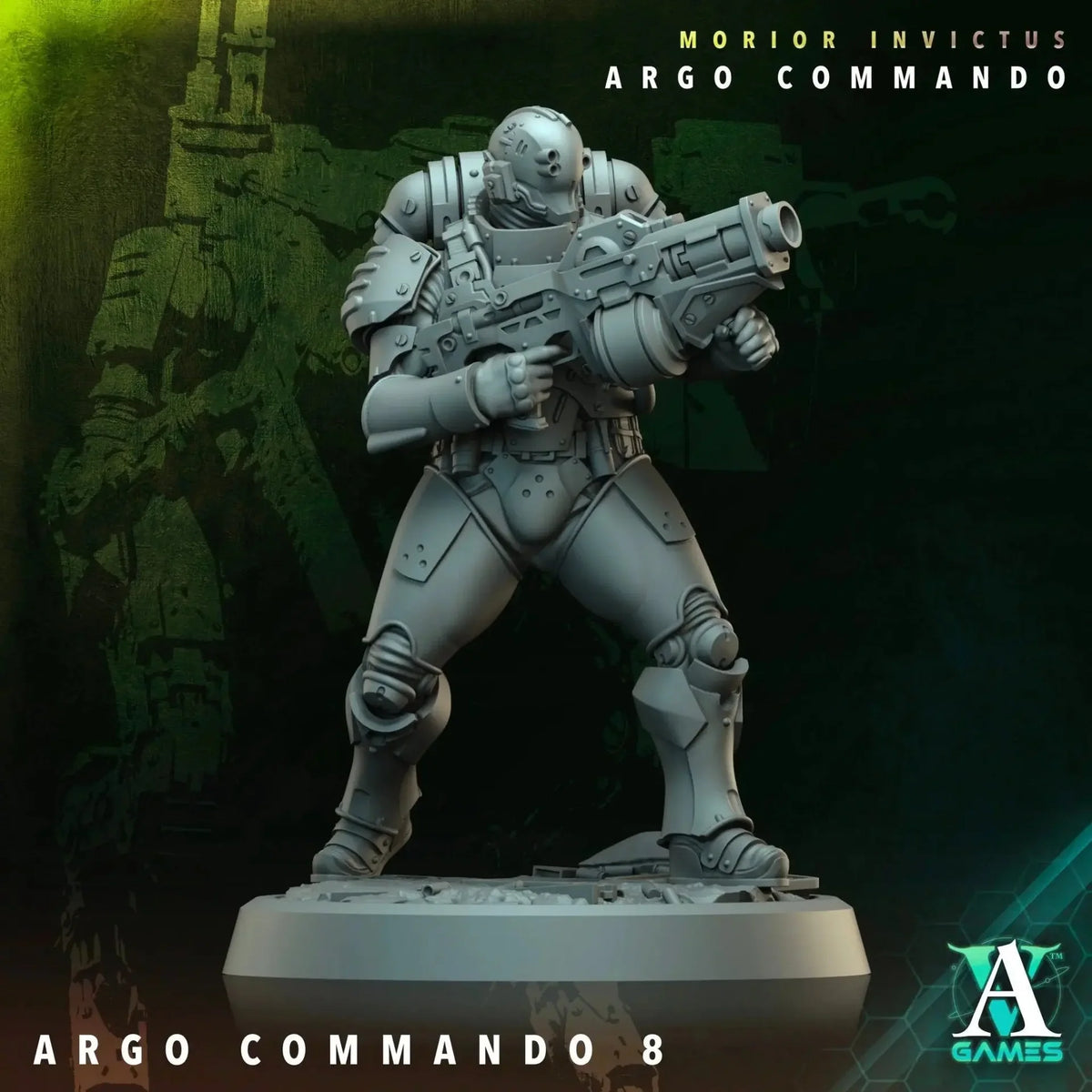 ARGO Commando Terran Alliance TTRPG Miniature Archvillain Games Sci-Fi