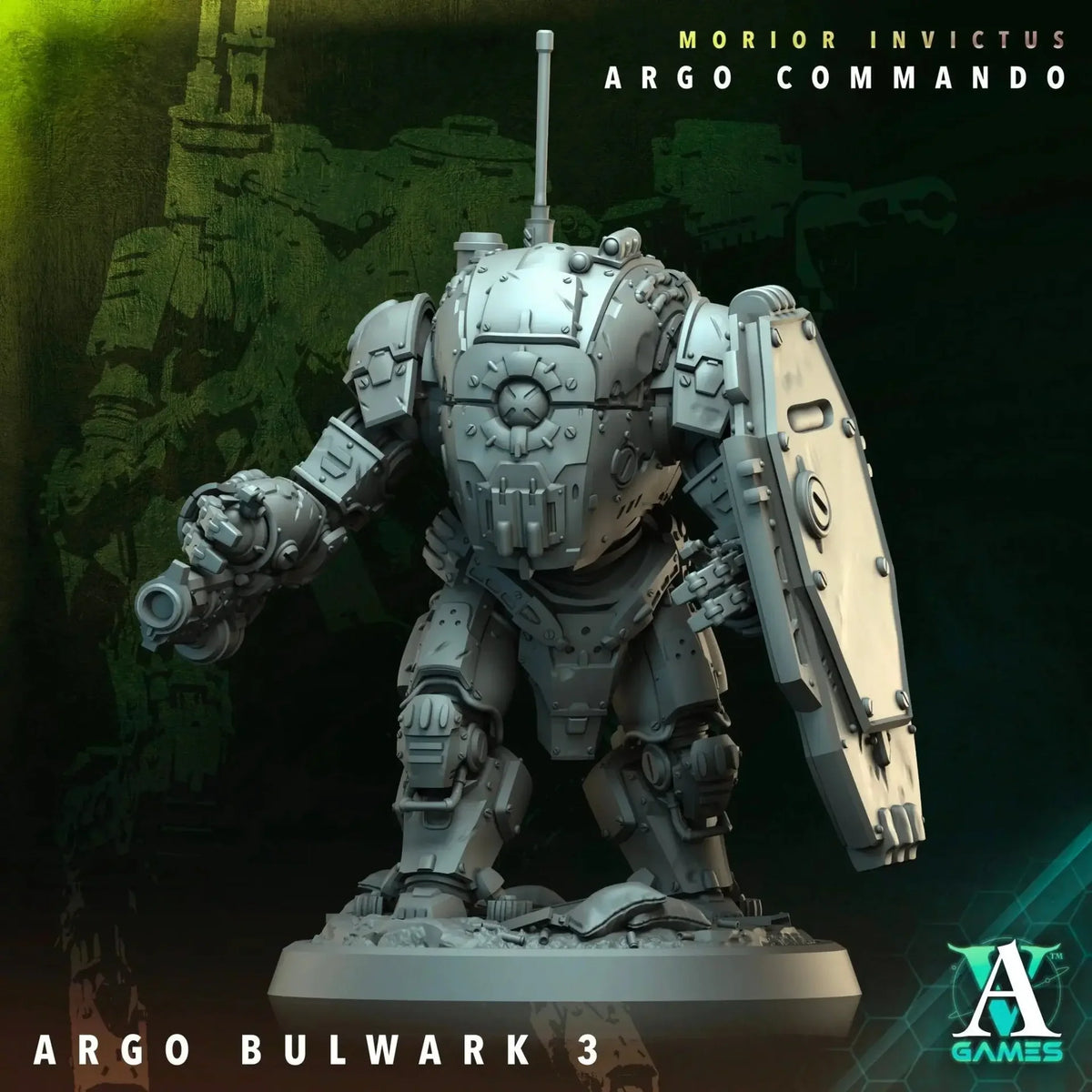 ARGO Bulwark Terran Alliance TTRPG Miniature Archvillain Games Sci-Fi