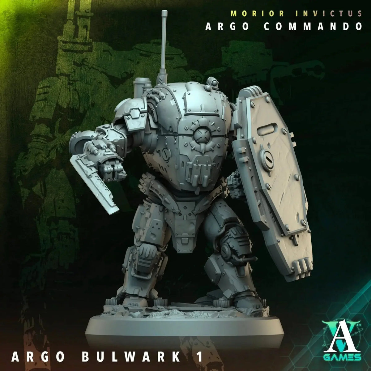 ARGO Bulwark Terran Alliance TTRPG Miniature Archvillain Games Sci-Fi