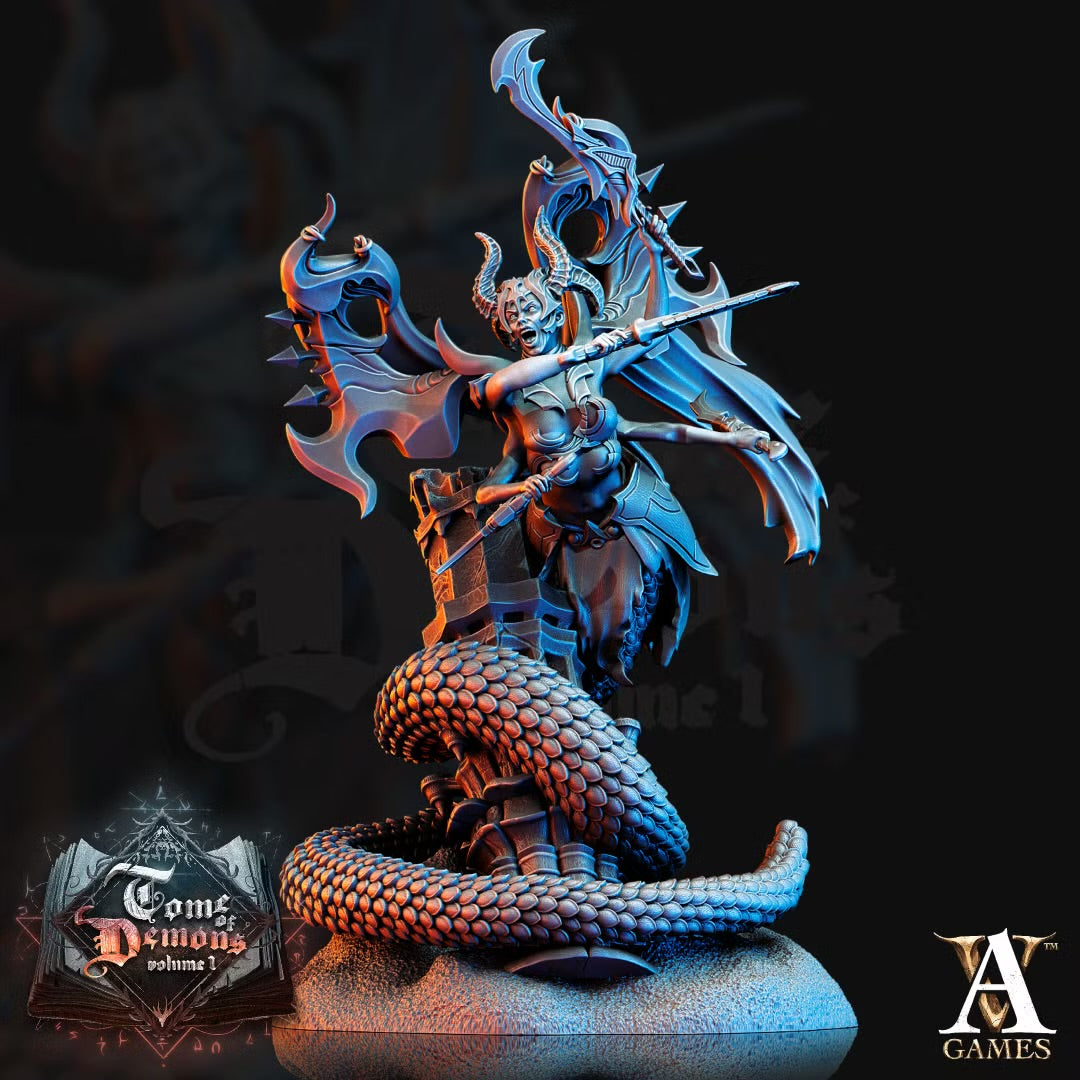 Tamareth War General TTRPG Miniature Archvillain Games Demons