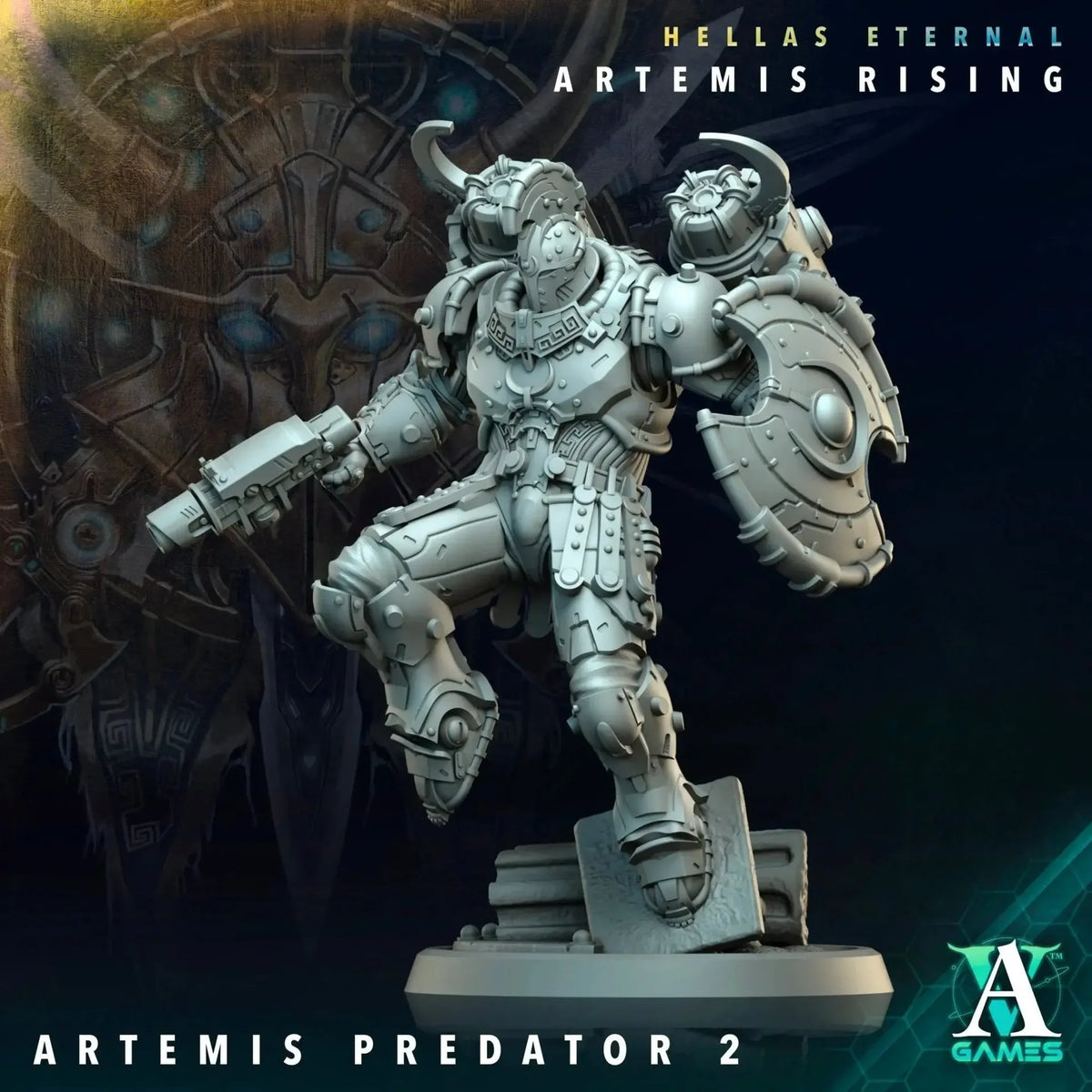Apex/Artemis Predator Sons of Hellas TTRPG Miniature Archvillain Games Sci-Fi