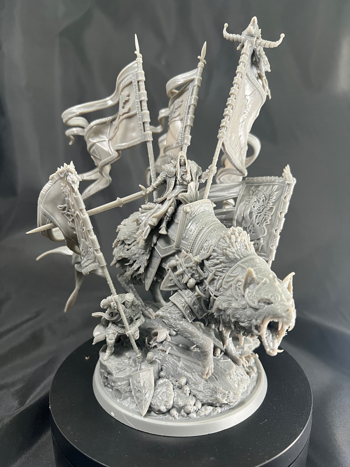 Lord Vargan Blood of the Wolf TTRPG Boss Miniature Archvillain Games
