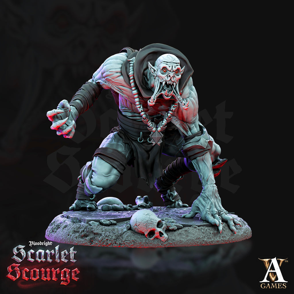 Awakened Ghoul TTRPG Miniature Archvillain Games Vampires