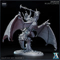 Saurian Sky-Reaver Huntlord TTRPG Miniature Archvillain Games Sci-Fi