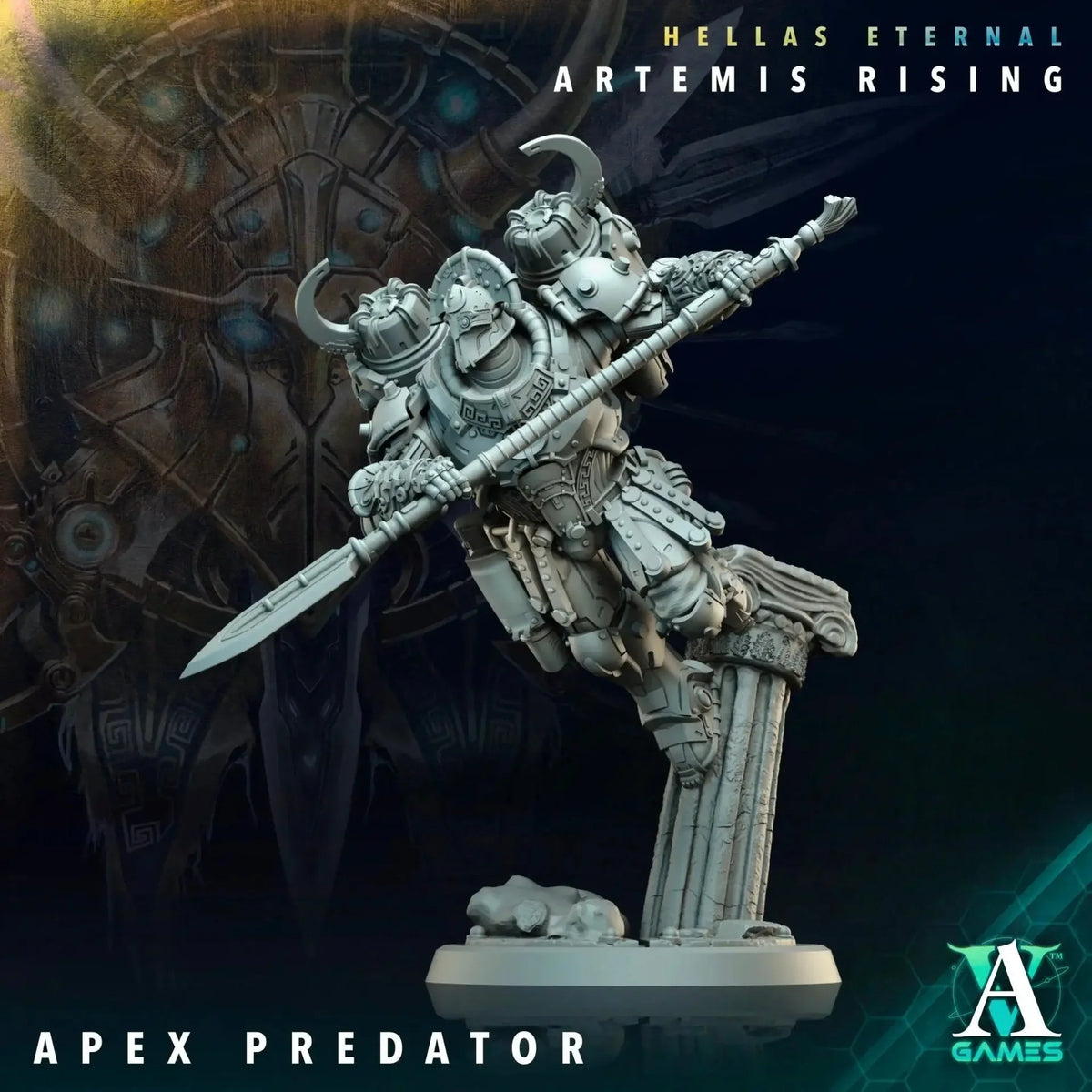 Apex/Artemis Predator Sons of Hellas TTRPG Miniature Archvillain Games Sci-Fi