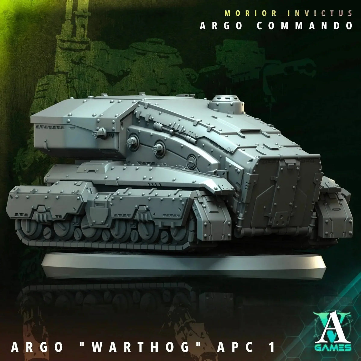ARGO Warthog APC Terran Alliance TTRPG Miniature Archvillain Games Sci-Fi