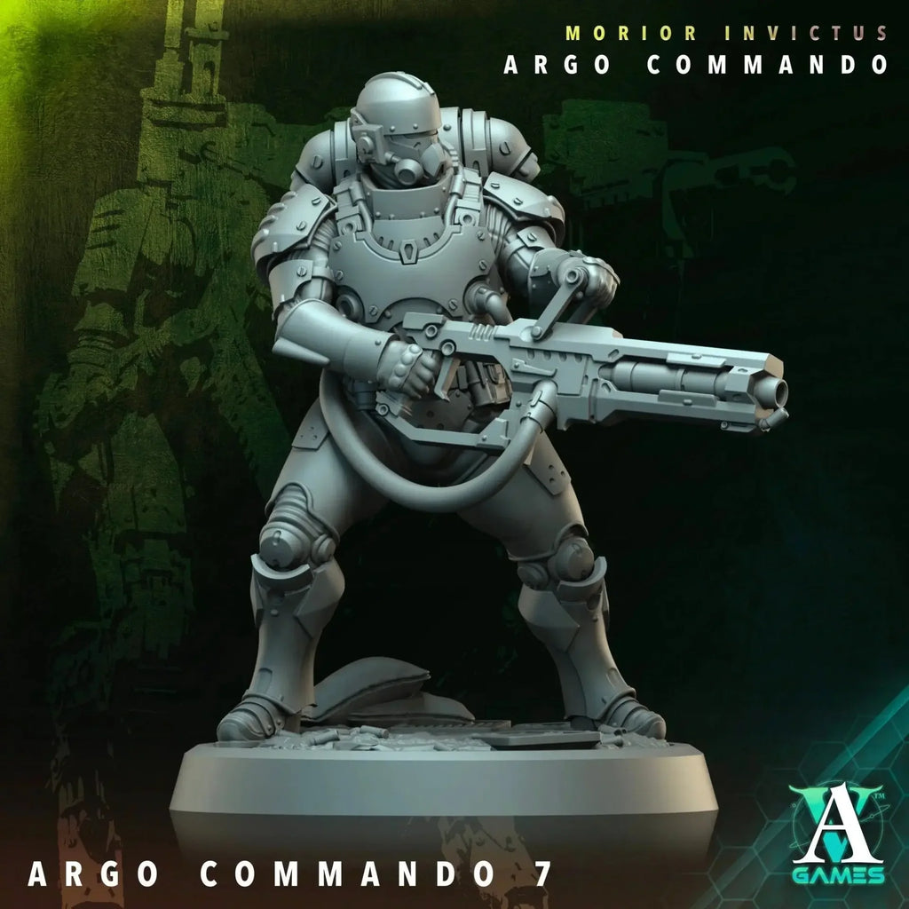 ARGO Commando Terran Alliance TTRPG Miniature Archvillain Games Sci-Fi