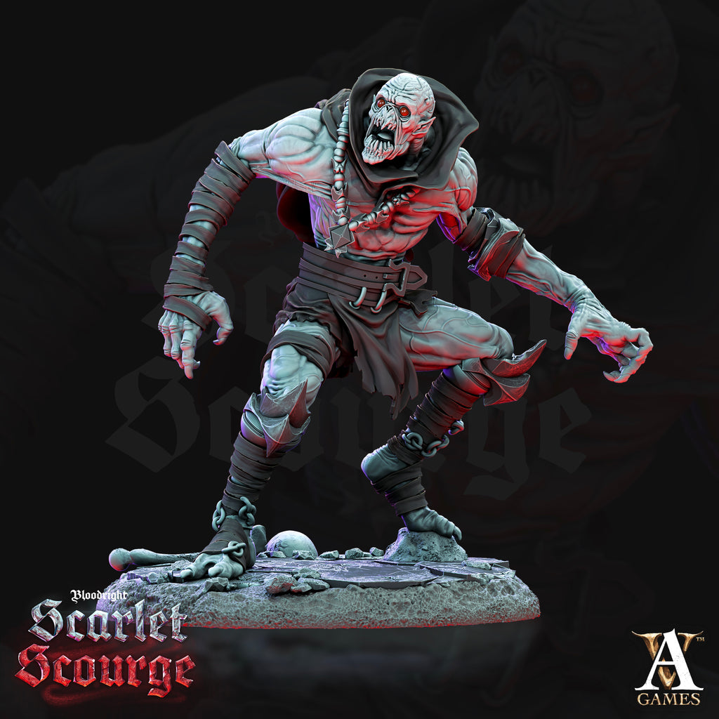 Awakened Ghoul TTRPG Miniature Archvillain Games Vampires
