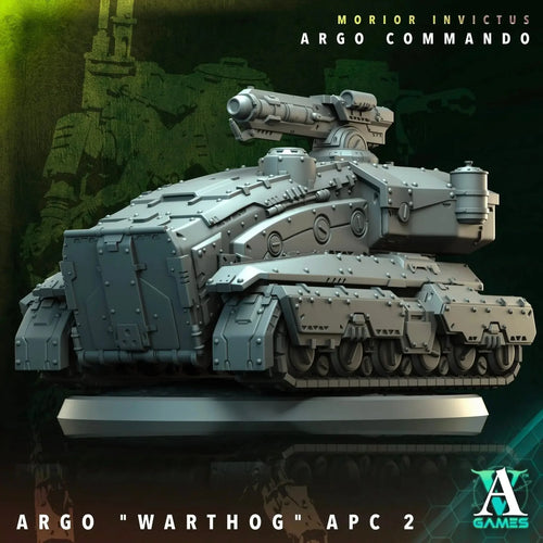 ARGO Warthog APC Terran Alliance TTRPG Miniature Archvillain Games Sci-Fi