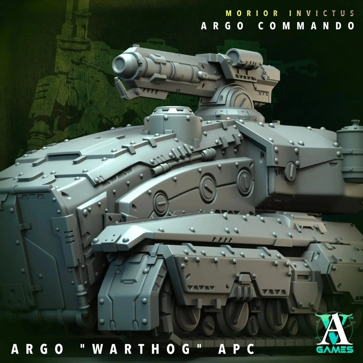 ARGO Warthog APC Terran Alliance TTRPG Miniature Archvillain Games Sci-Fi