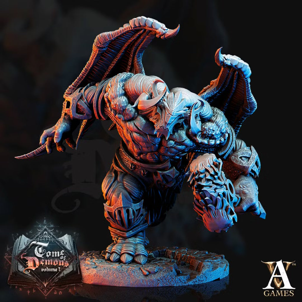Outworld Crusher TTRPG Miniature Archvillain Games Demons