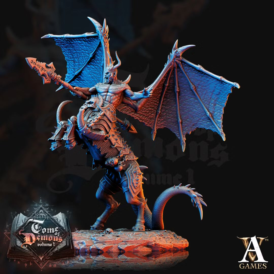 Decataur Demon TTRPG Miniature Archvillain Games Demons
