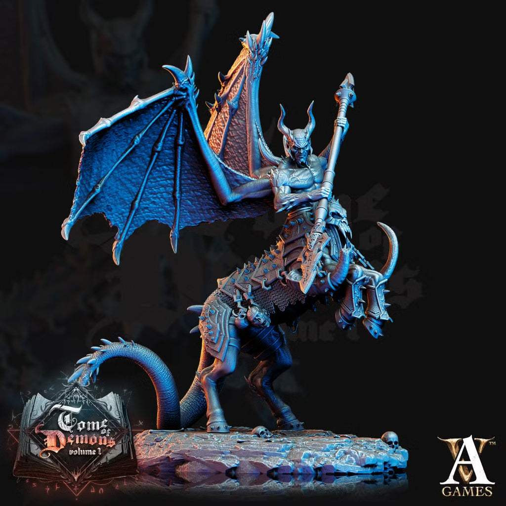 Decataur Demon TTRPG Miniature Archvillain Games Demons