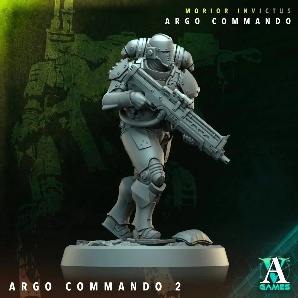 ARGO Commando Terran Alliance TTRPG Miniature Archvillain Games Sci-Fi
