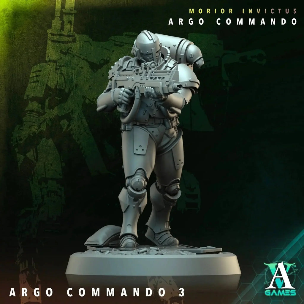 ARGO Commando Terran Alliance TTRPG Miniature Archvillain Games Sci-Fi
