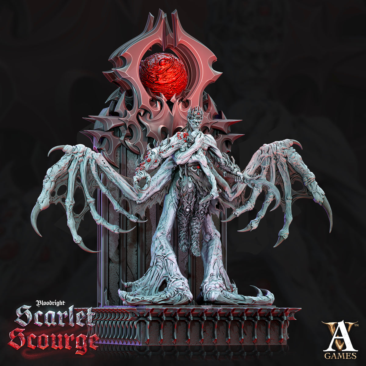 Kain The Eternal Vampire Lord TTRPG Miniature Archvillain Games Vampires