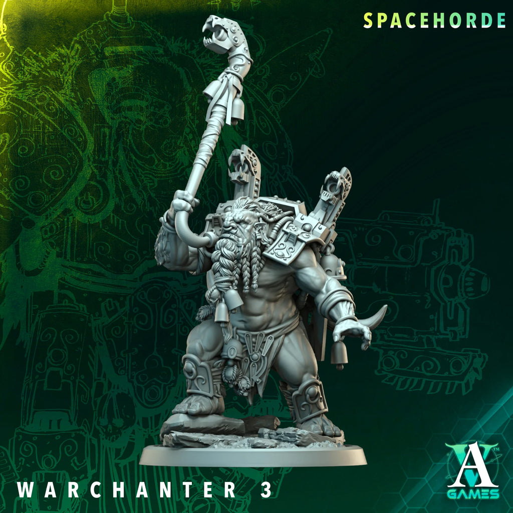 Warchanter Spacehorde TTRPG Miniature Archvillain Games Sci-Fi