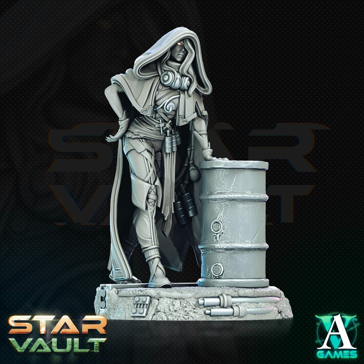 Taryne Wasteland Scavenger TTRPG Miniature Archvillain Games Sci-Fi