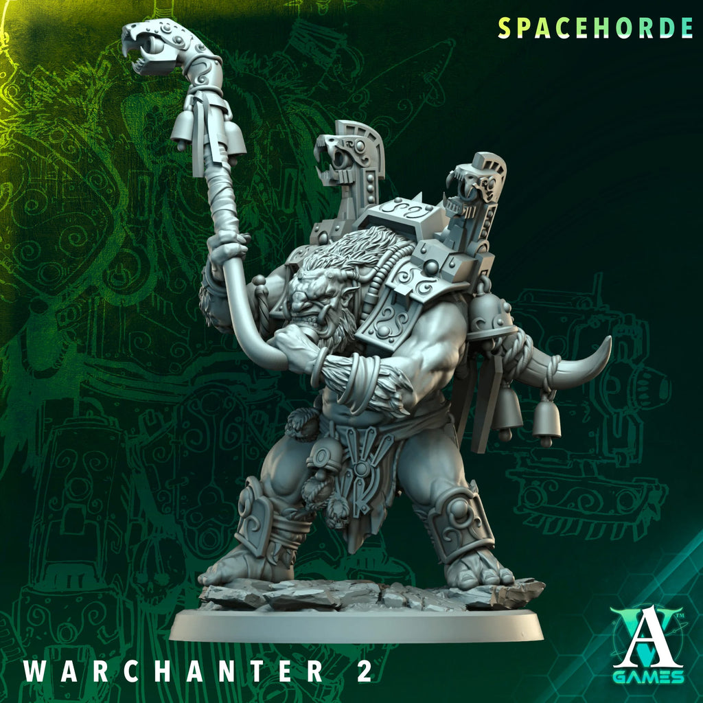 Warchanter Spacehorde TTRPG Miniature Archvillain Games Sci-Fi