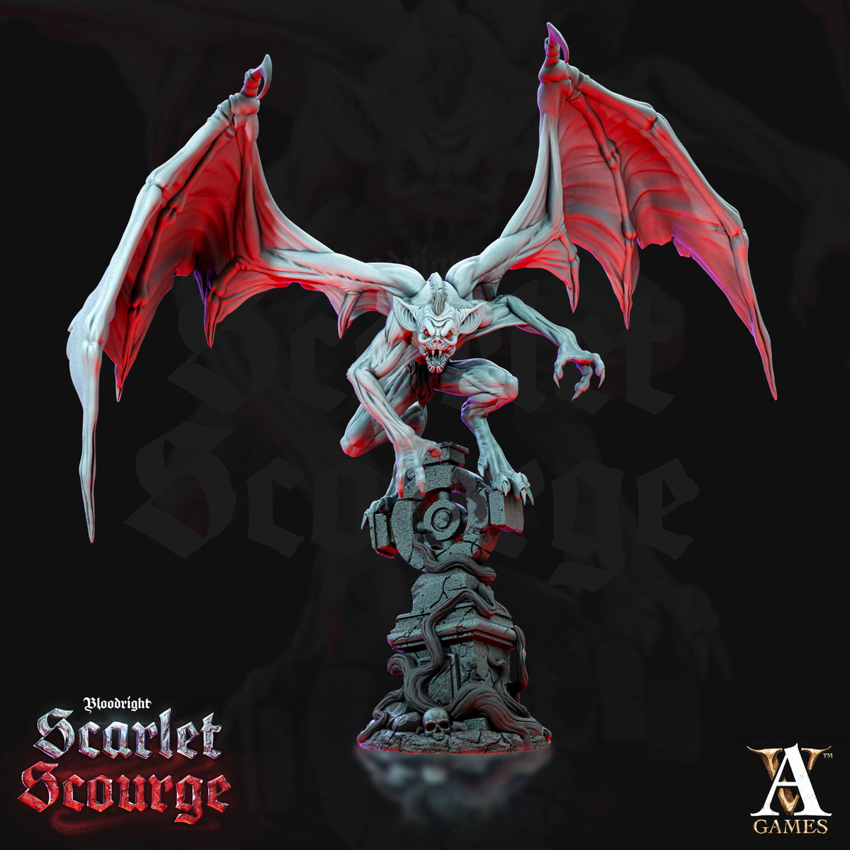 Sanguinite Ghoul TTRPG Miniature Archvillain Games Vampires