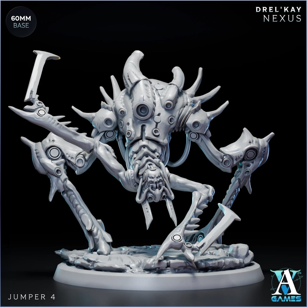 Jumper Drel’ Kay Nexus TTRPG Miniature Archvillain Games Sci-Fi