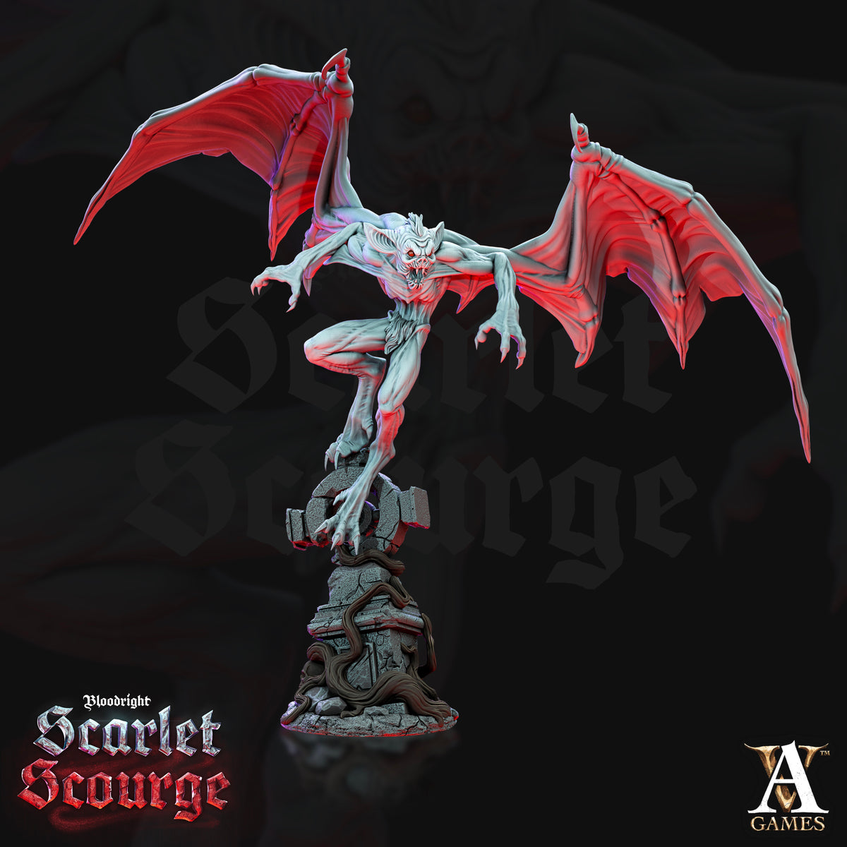 Sanguinite Ghoul TTRPG Miniature Archvillain Games Vampires