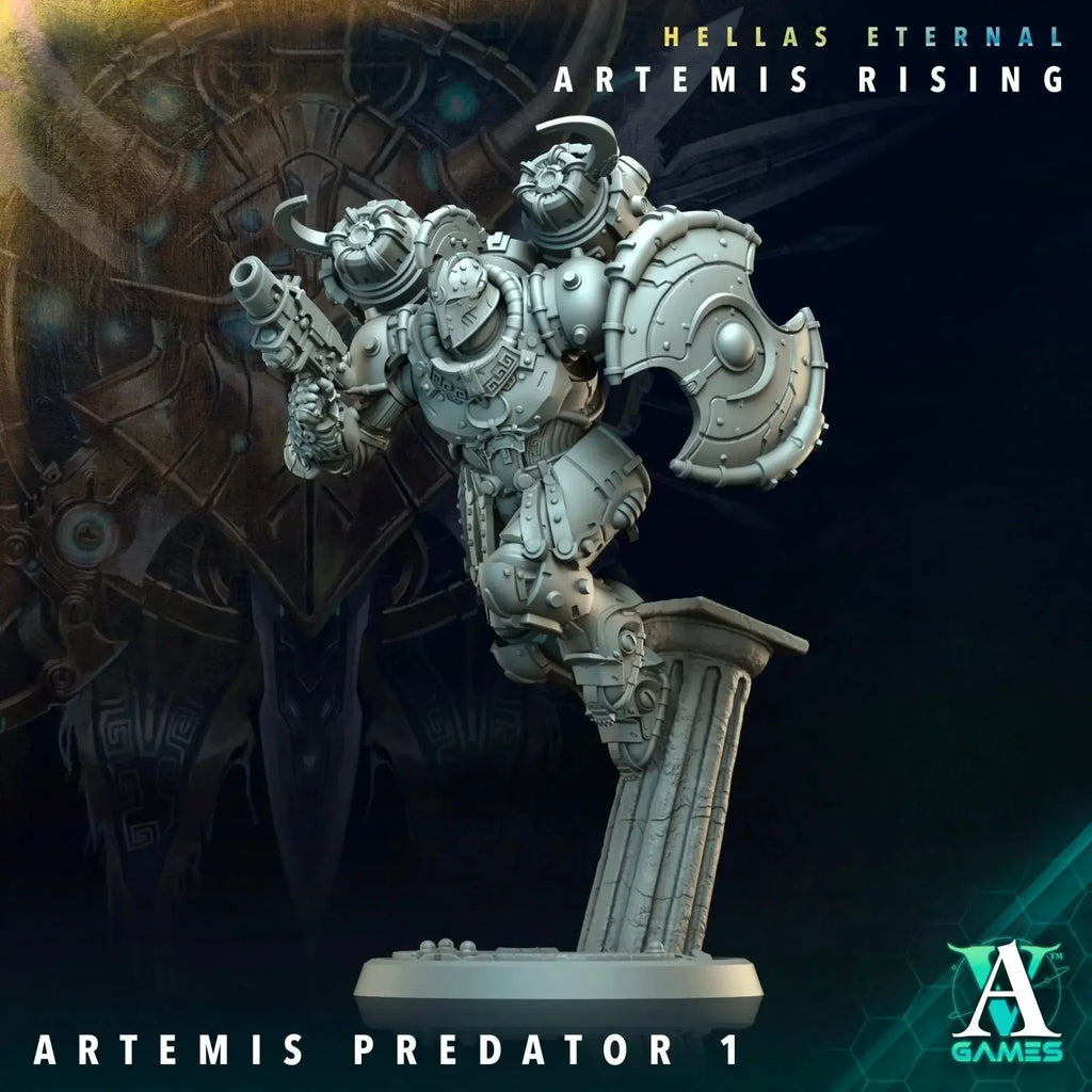 Apex/Artemis Predator Sons of Hellas TTRPG Miniature Archvillain Games Sci-Fi