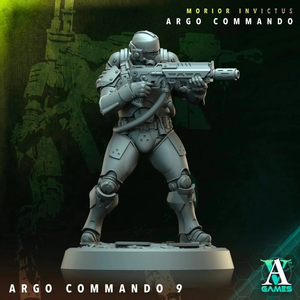 ARGO Commando Terran Alliance TTRPG Miniature Archvillain Games Sci-Fi