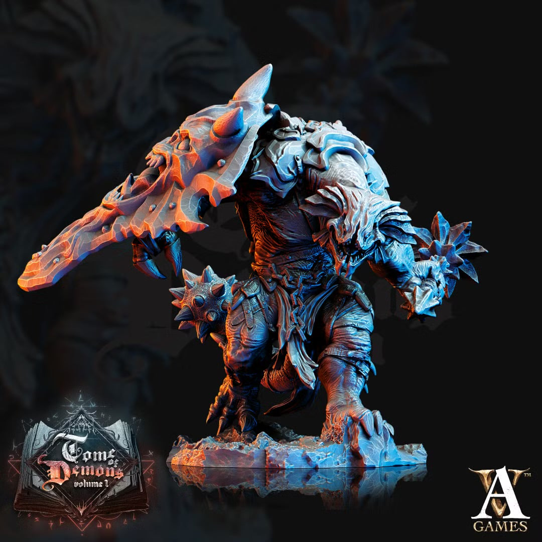 Outworld Vanguard Demonspawn TTRPG Miniature Archvillain Games Demons