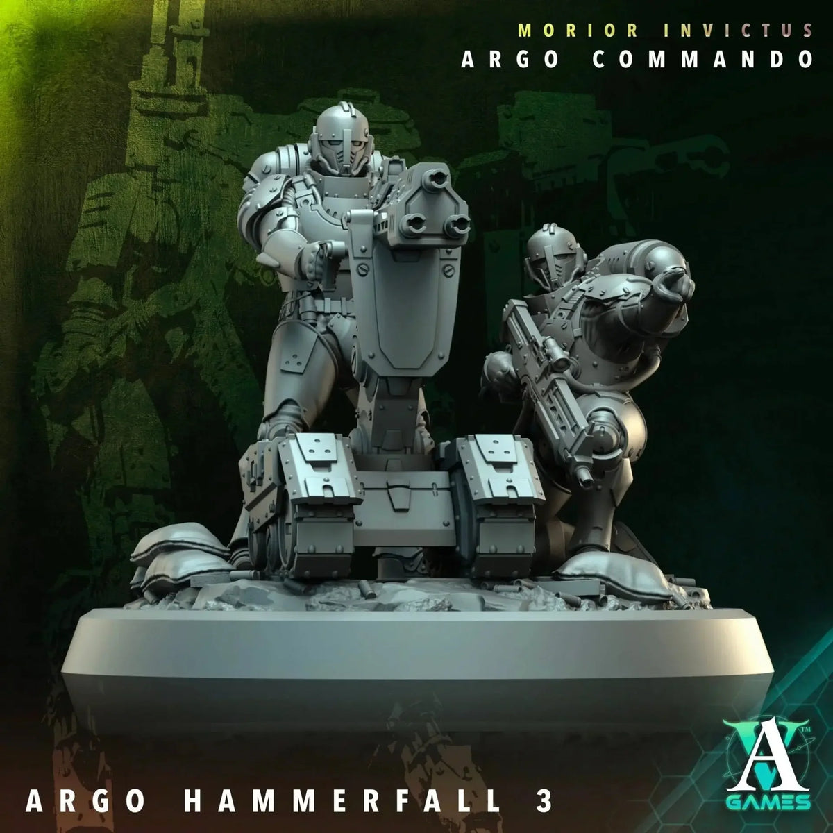 ARGO Hammerfall Terran Alliance TTRPG Miniature Archvillain Games Sci-Fi