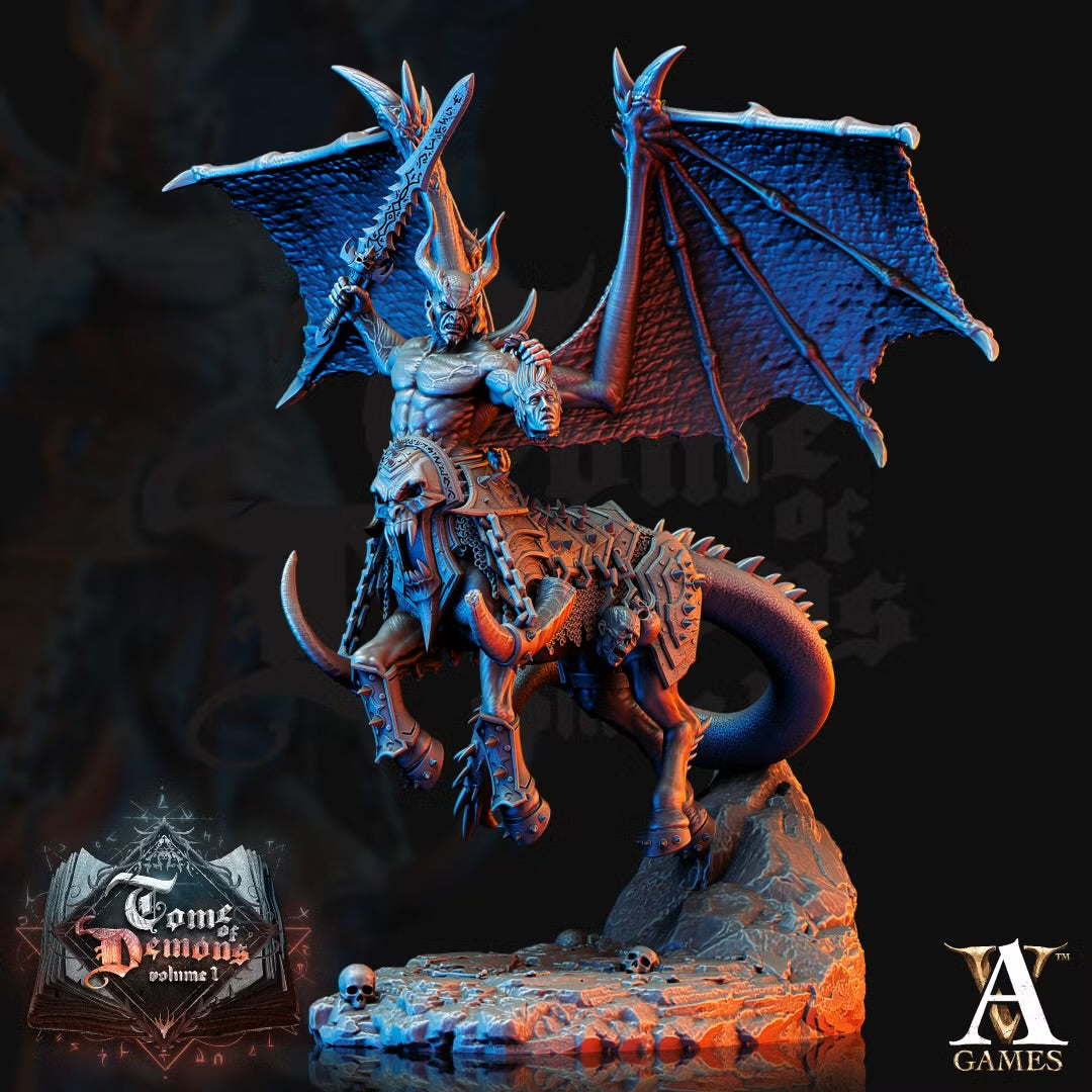 Decataur Demon TTRPG Miniature Archvillain Games Demons