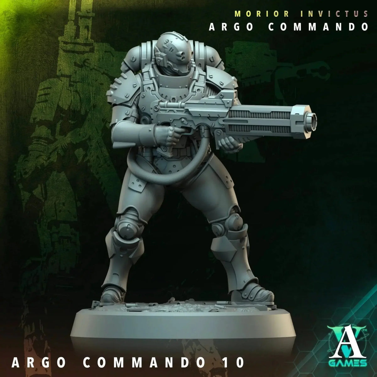 ARGO Commando Terran Alliance TTRPG Miniature Archvillain Games Sci-Fi