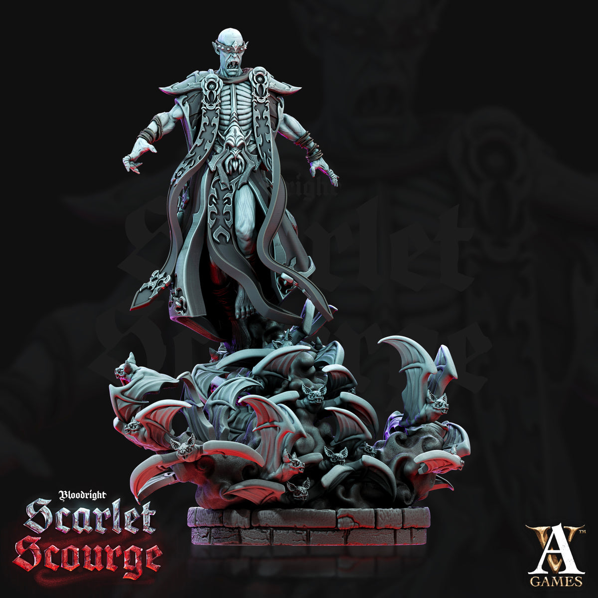 Vermilach TTRPG Miniature Archvillain Games Vampires