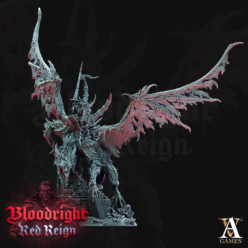 Dreadwing Vampire Boss TTRPG Miniature Archvillain Games Vampires
