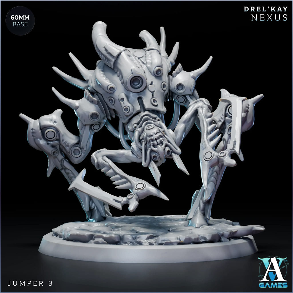 Jumper Drel’ Kay Nexus TTRPG Miniature Archvillain Games Sci-Fi