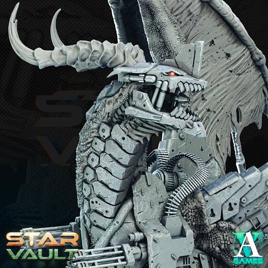 Xarga Galactic Tyrant Boss TTRPG Miniature Archvillain Games Sci-Fi