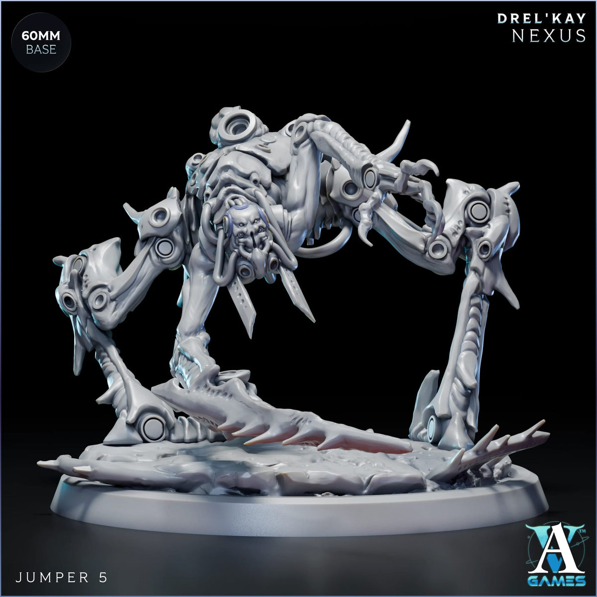 Jumper Drel’ Kay Nexus TTRPG Miniature Archvillain Games Sci-Fi
