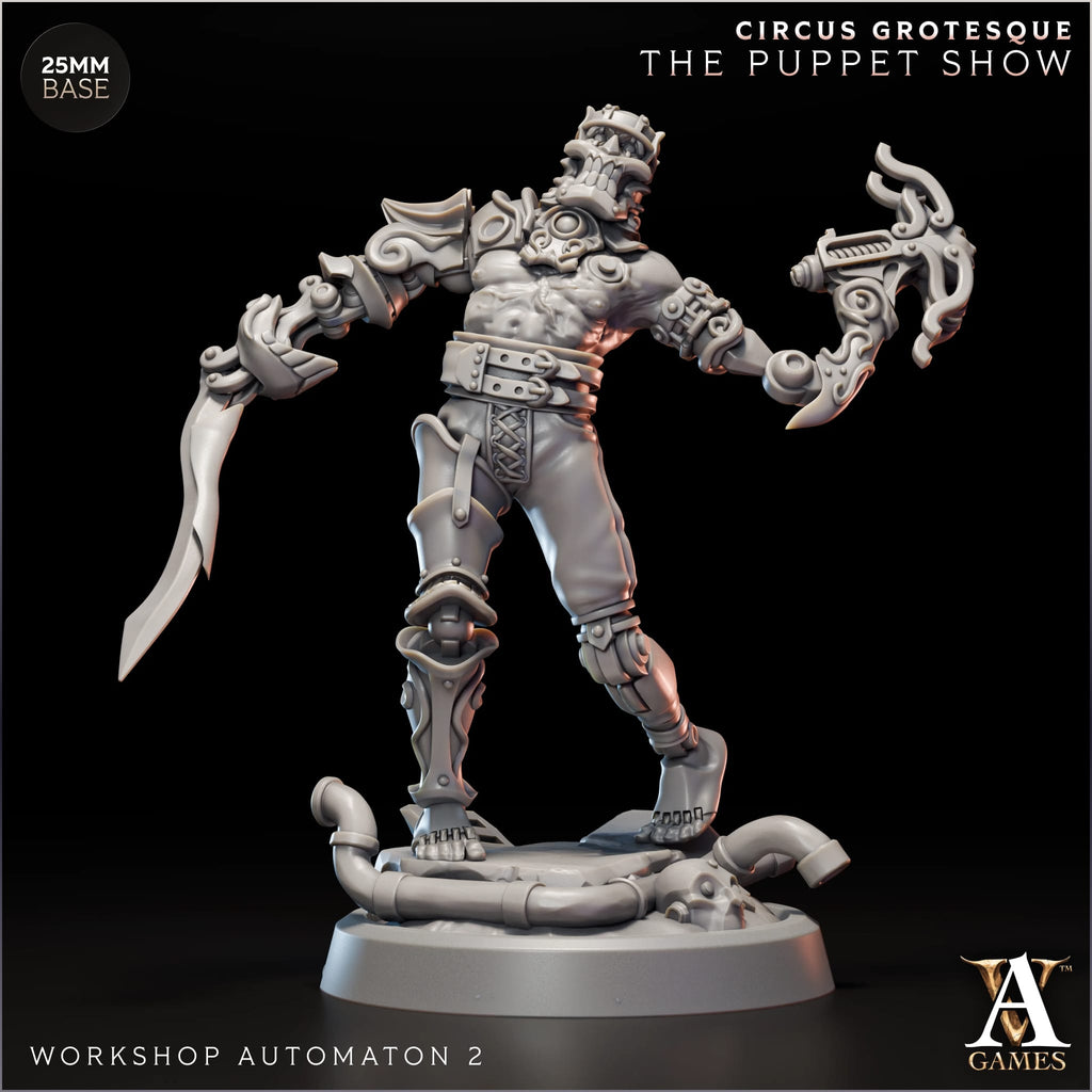 Marionette/Workshop Automaton Circus Grotesque TTRPG Miniature Archvillain Games Fantasy