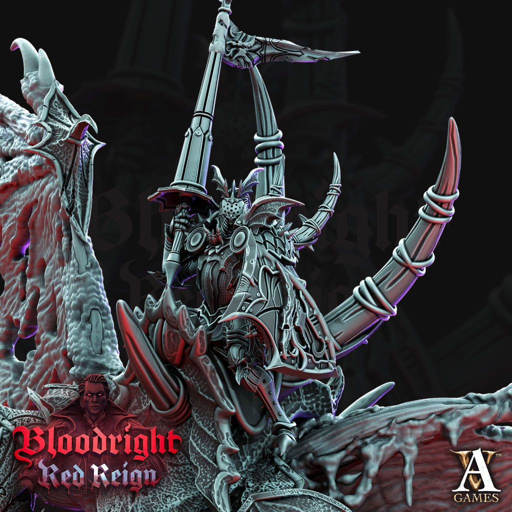 Dreadwing Vampire Boss TTRPG Miniature Archvillain Games Vampires