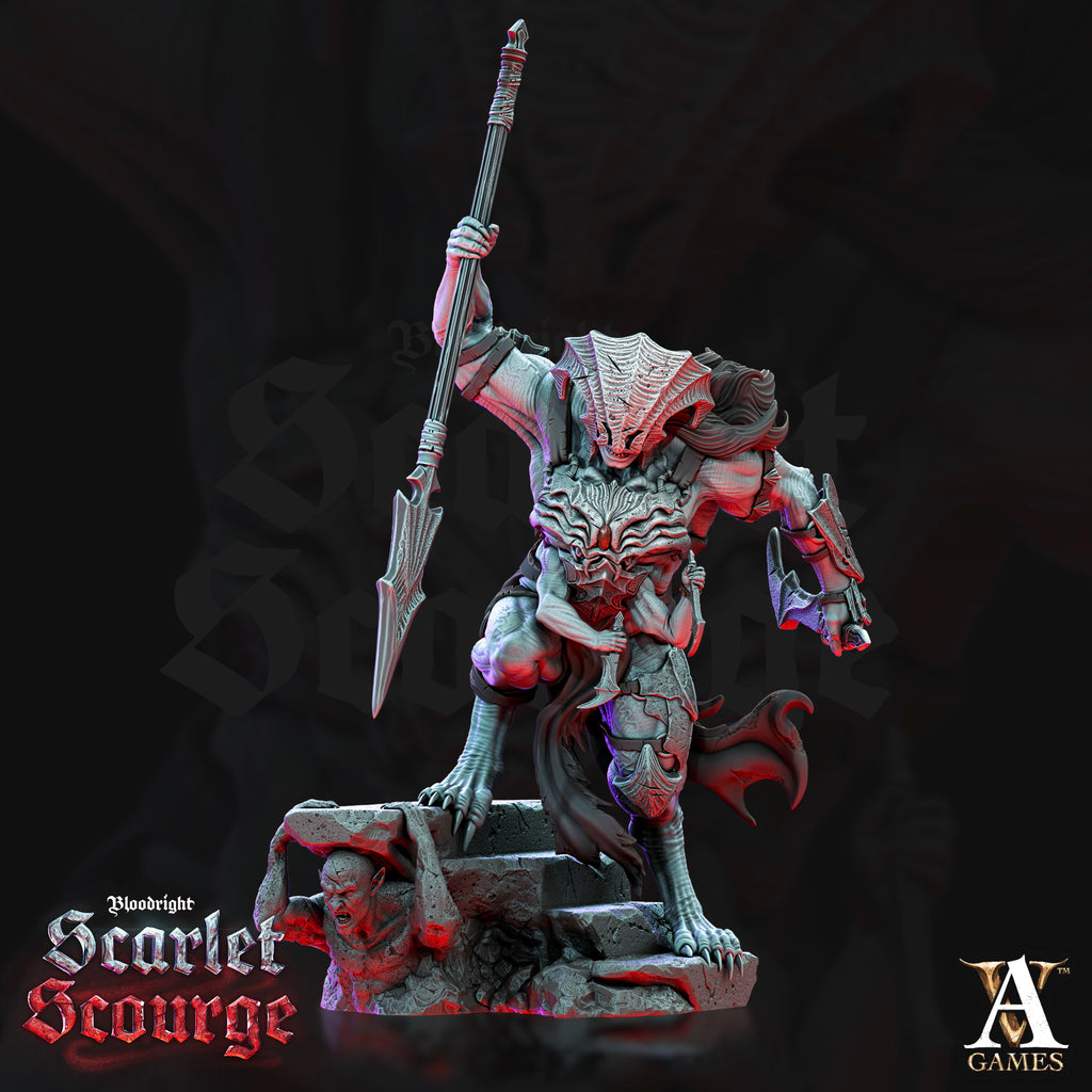 Frenzied Bloodspawn TTRPG Miniature Archvillain Games Vampires