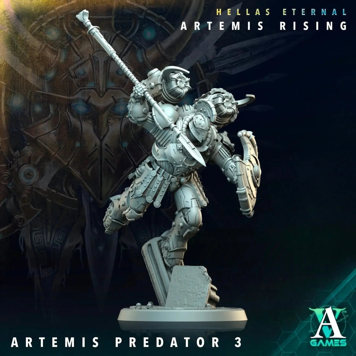 Apex/Artemis Predator Sons of Hellas TTRPG Miniature Archvillain Games Sci-Fi