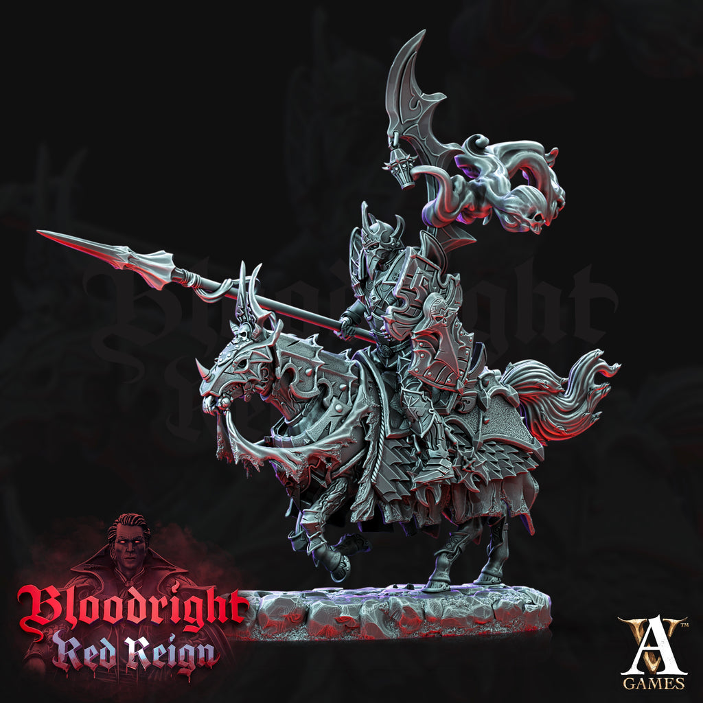 Dread Hussar Vampire Calvary TTRPG Miniature Archvillain Games Vampires