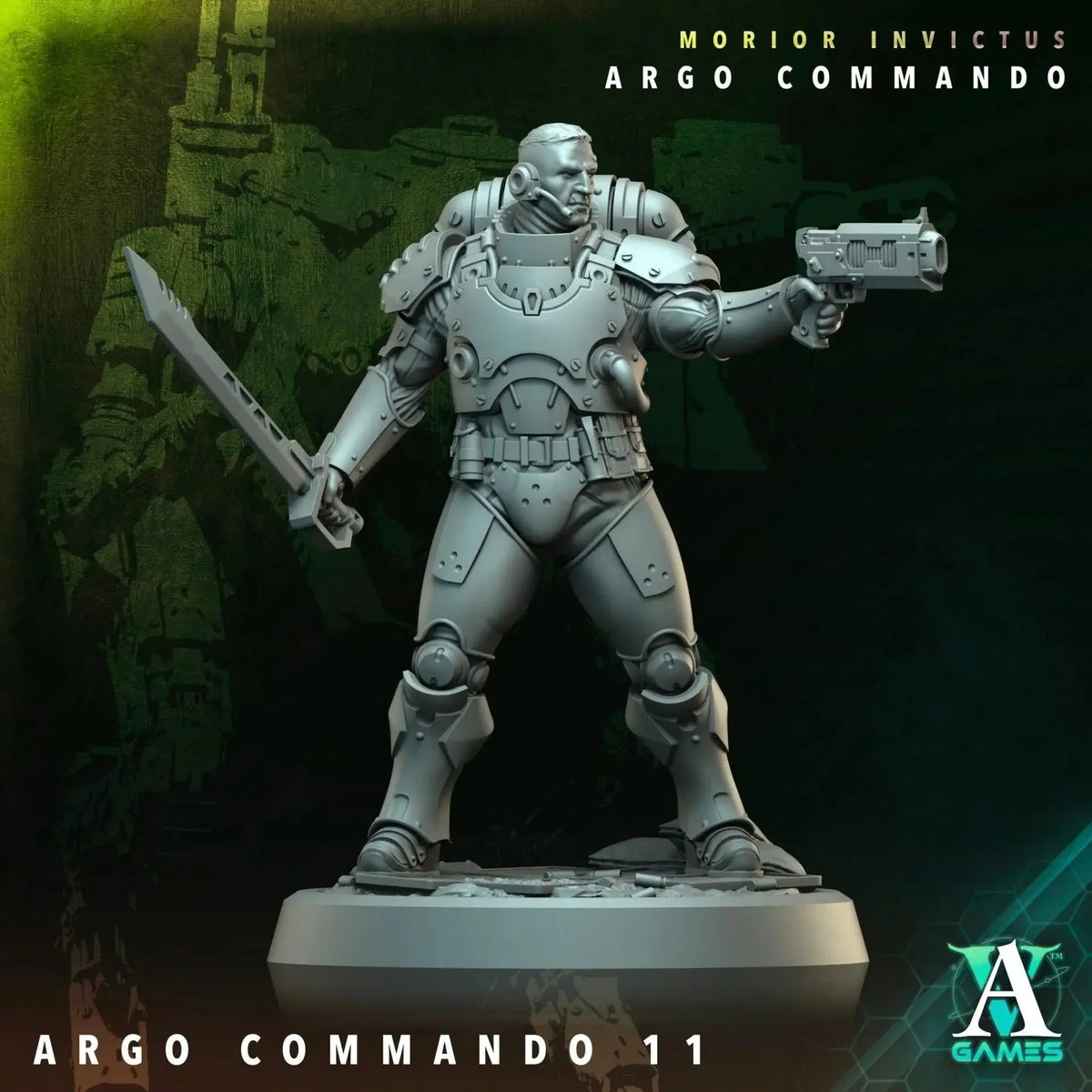 ARGO Commando Terran Alliance TTRPG Miniature Archvillain Games Sci-Fi
