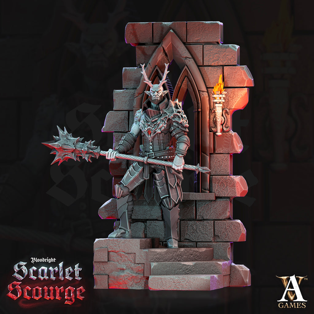 Bloodspawn Templar Vampire TTRPG Miniature Archvillain Games Vampires