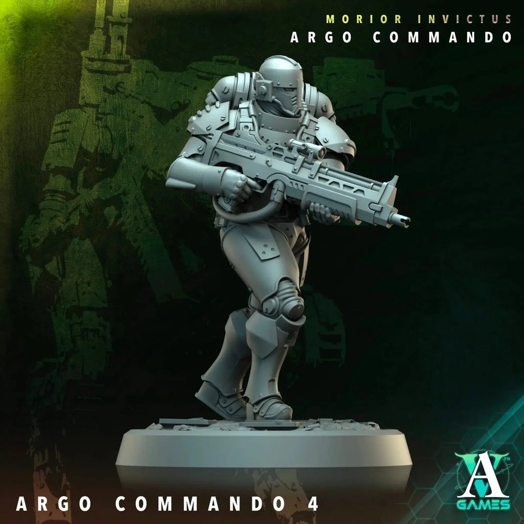 ARGO Commando Terran Alliance TTRPG Miniature Archvillain Games Sci-Fi