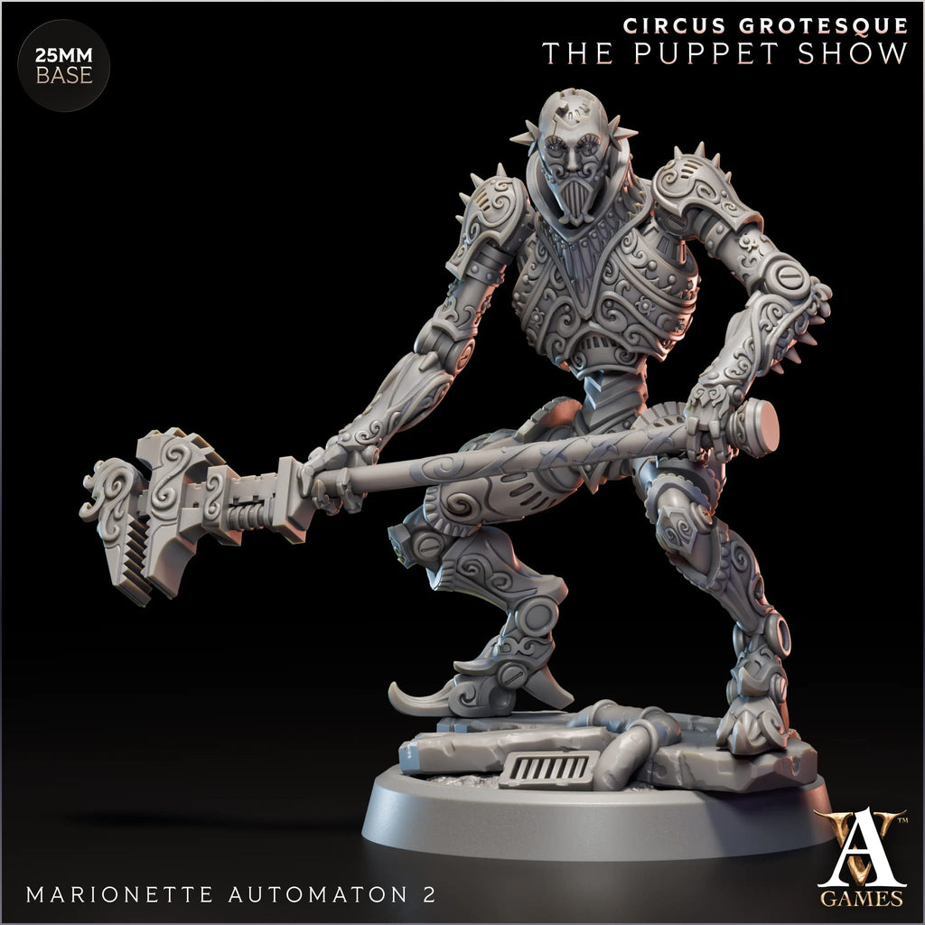 Marionette/Workshop Automaton Circus Grotesque TTRPG Miniature Archvillain Games Fantasy